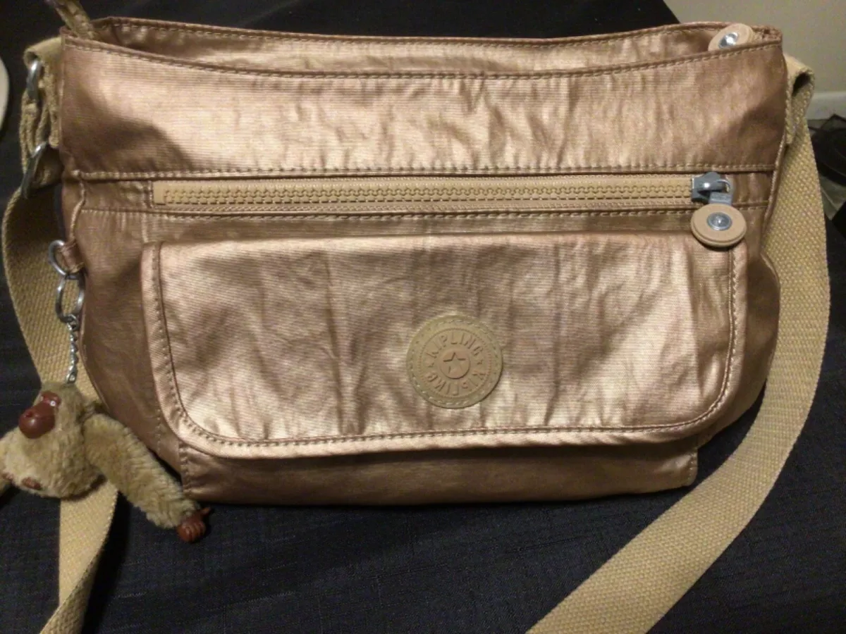 Kipling rose gold clearance crossbody
