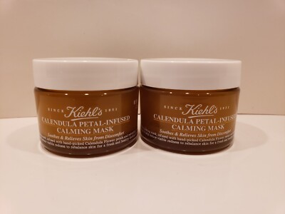 Kiehl's~Lot 2 ~ Calendula Petal-Infused Calming Mask ~ NEW
