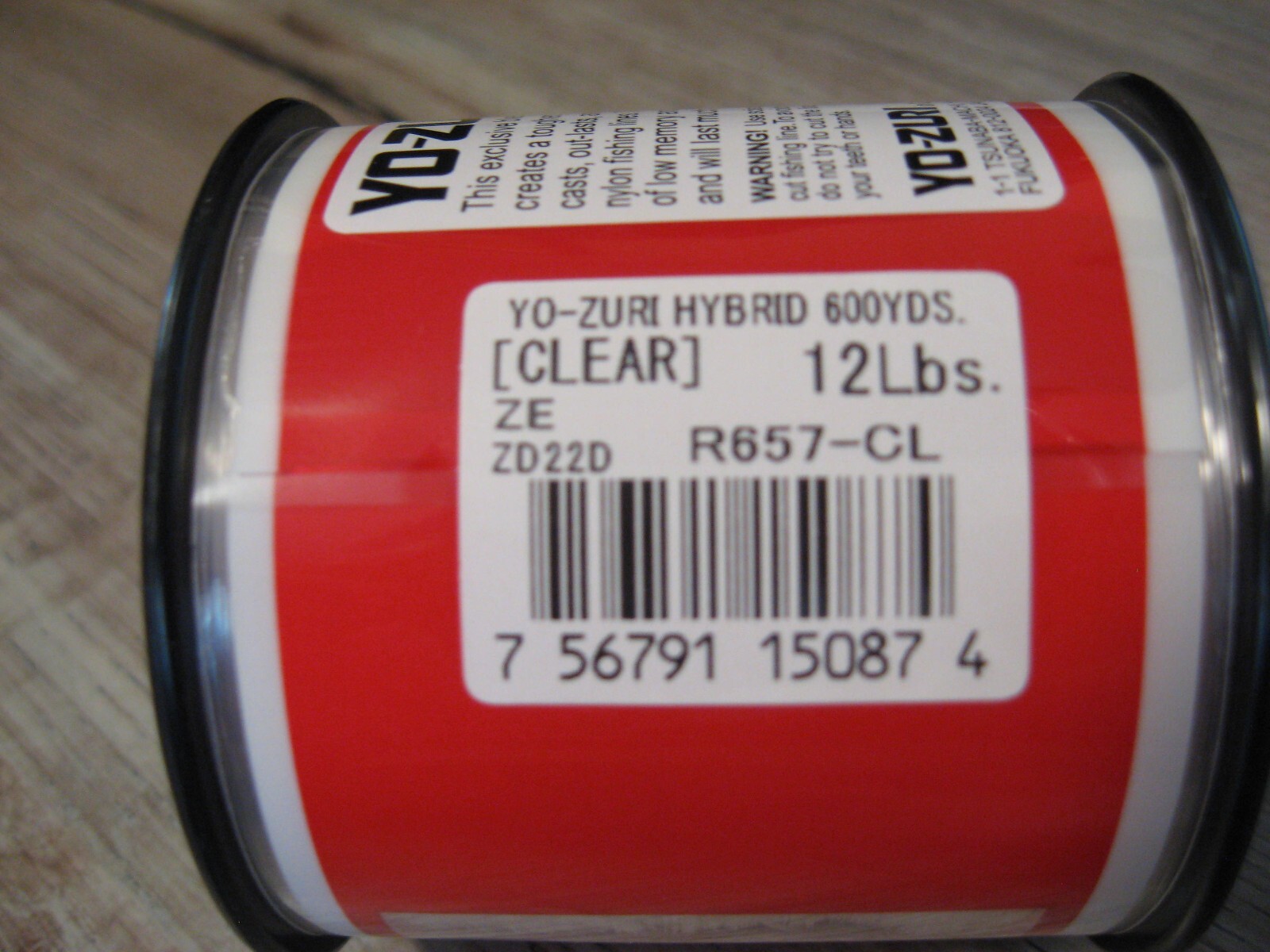 YoZuri Fluorocarbon Nylon Hybrid Fishing Line 12 LB Test 600 Yards