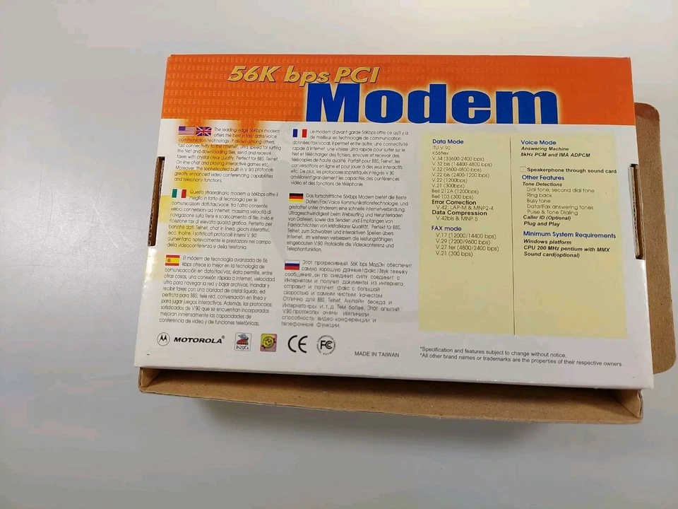 ✨56K Modem PCI card Unbranded With Driver Discs✨ - Image 2 of 4