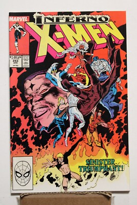 UNCANNY X-MEN #243 (1989) Mr. Sinister, Goblin Queen, Chris Claremont