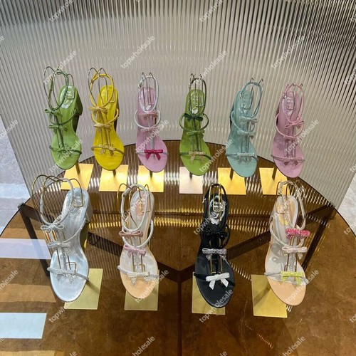 Scarpe sandali eleganti donna fiocco strass - Foto 2 di 22