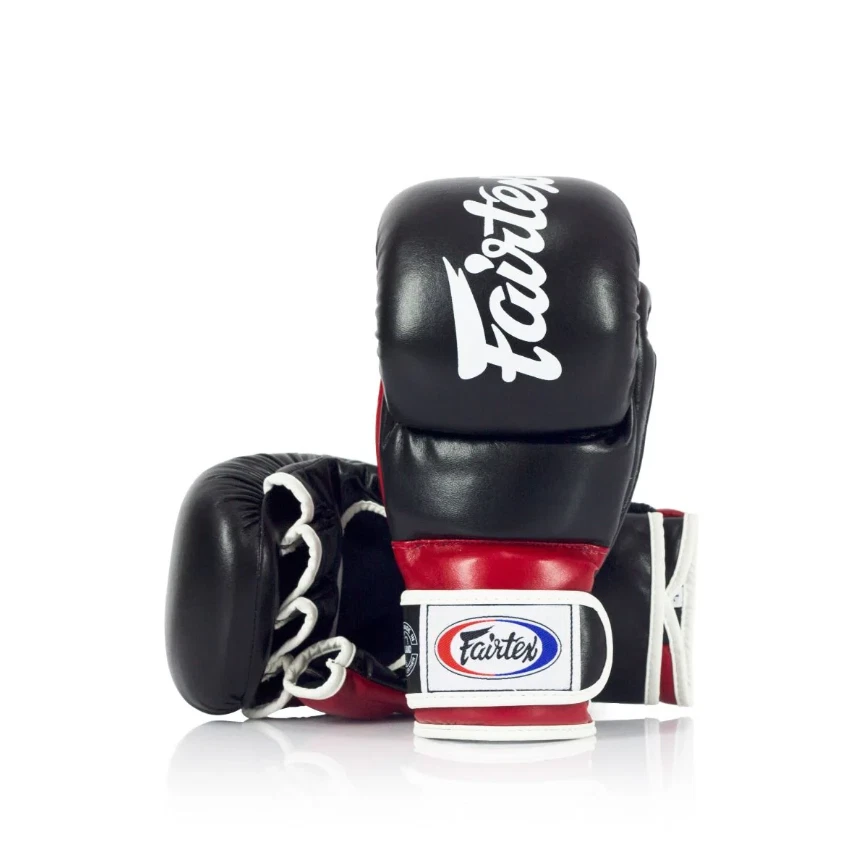 Fairtex FGV18 Hybrid Super Sparring Grappling Gloves Combat MMA Boxing Fight K1 - Image 4 of 4