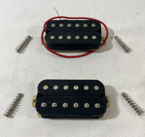 2008 Epiphone HOTHB8B Bridge & HB6N Neck Open-Coil Humbucker Pickups w/ HW