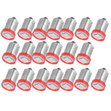 20X Red LED DASH INDICATOR BA9S INSTRUMENT PANEL CLUSTER LIGHT BULBS NEW