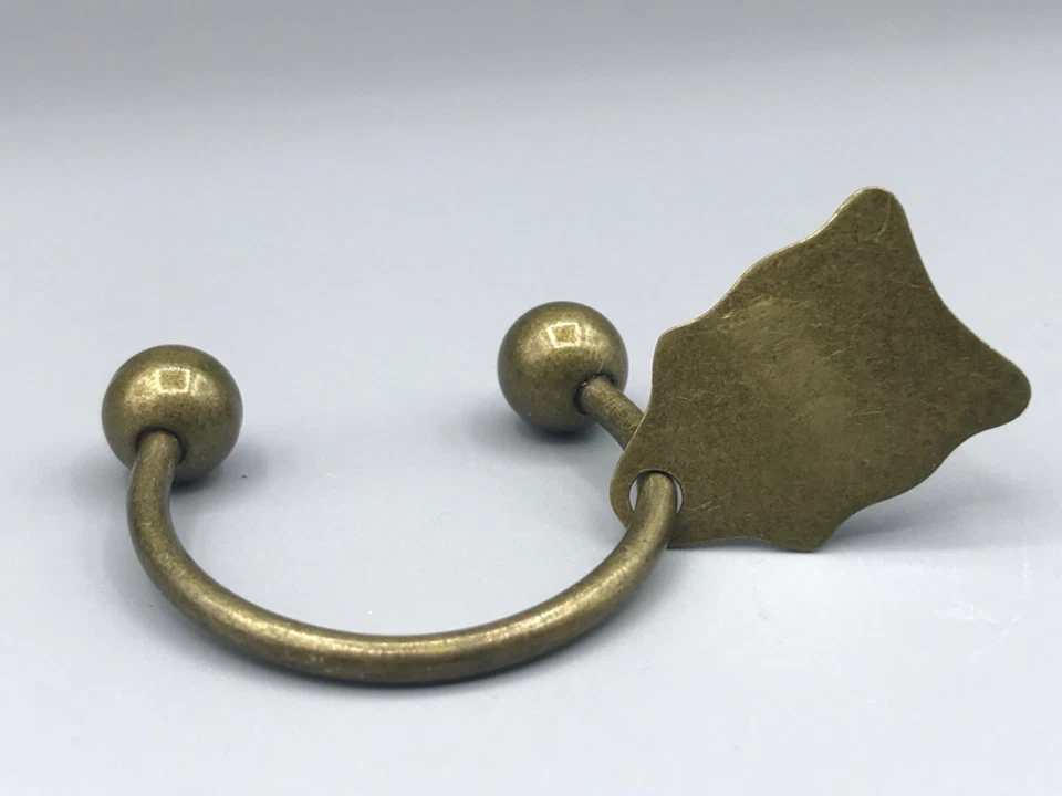 Polo Ralph Lauren Barra de Latón RL67 Etiqueta Placa Llavero Llavero Nuevo Sin Etiquetas Foto 2 de 4