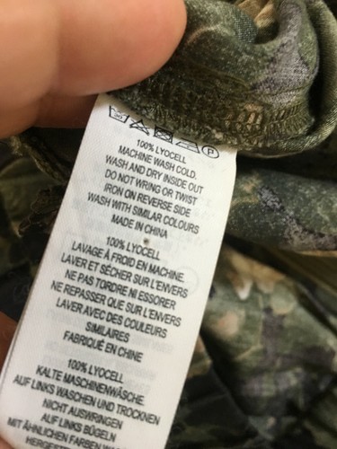 FRENCH CONNECTION Khaki Camo Print Combat Trousers UK10 - Picture 7 of 12