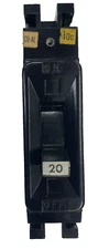 FPE NEF NEF213020 Circuit Breaker 20 Amp 1 Pole 277 VAC Federal Pacific Electric