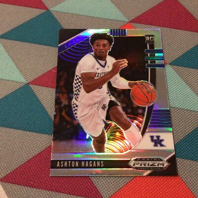 Ashton Hagans #79 Kentucky RC 2020-21 PANINI PRIZM DRAFT PICKS SILVER REFRACTOR