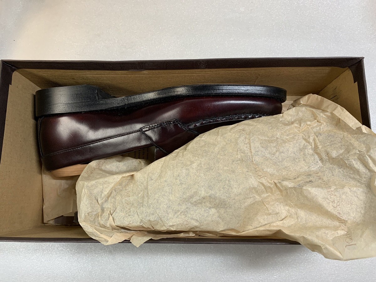 Johnston & Murphy Aristocraft Heidelberg Burgundy Loafers Leather Shoes Men\'s 8 JOHNSTON MURPHY ARISTOCRAFT HEIDELBERG BURGUNDY LEATHER  main image 4