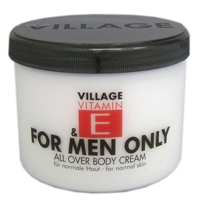 Village Cosmetics Bodycream Vitamin E for men Körpercreme Körperpflege f. Männer