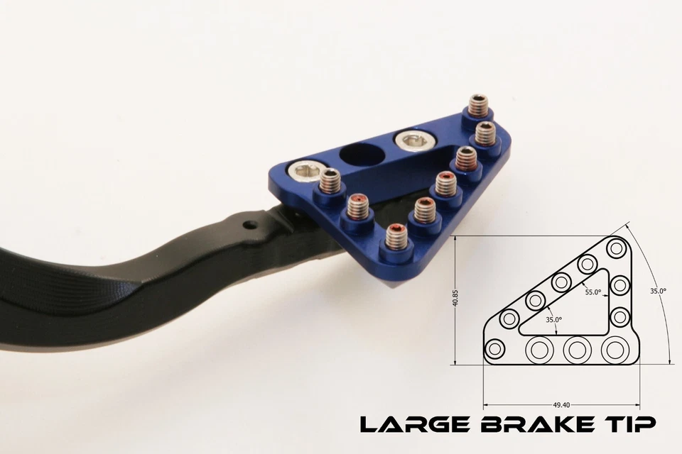 Кованая педаль заднего тормоза Hammerhead Yamaha YZ250F/YZ250FX/WR250F 12-0222-20-22 - Изображение 2 из 2