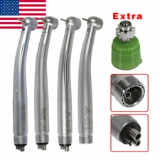E-generator Dental LED Fiber Optic High Speed Handpiece 2/4hole/Turbine Rotor