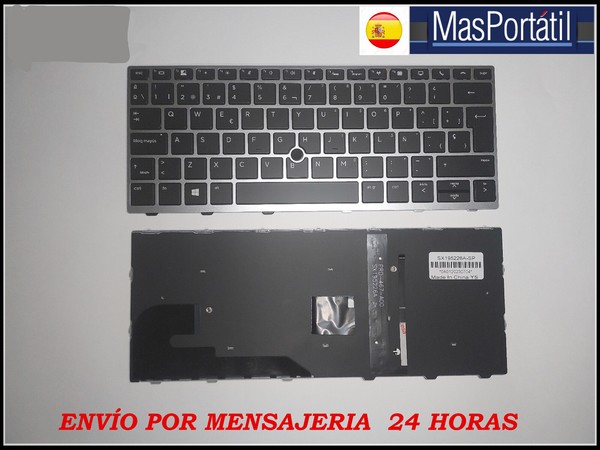 TECLADO ESPAÑOL PORTATIL HP ELITEBOOK 830 G5 CON ILUMINACION Y TRACKPOINT  TEC74