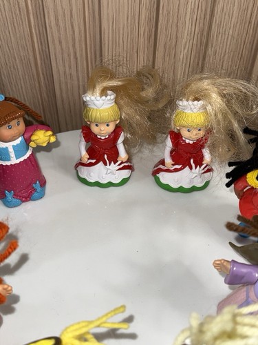 Lot 9 1992 Cabbage Patch Figures Ballerina Angel Ice Skater Yarn Cake Topper - Picture 4 of 7