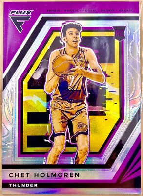 Chet Holmgren RC 2022/23 Panini Flux SILVER PRIZM #243 Rookie OKC Parallel SP 