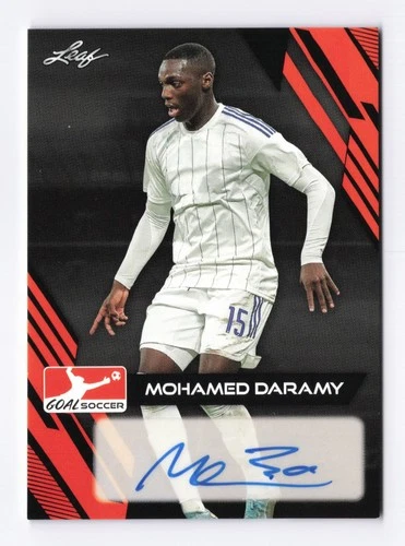 2023 Leaf Goal Soccer #BA-MD1 Mohamed Daramy Base Auto