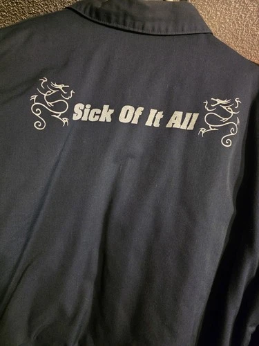 Sick Of It All Work Jacket Vintage 90's SOIA Biohazard NYHC Built To Last (Lou) - product listing photo