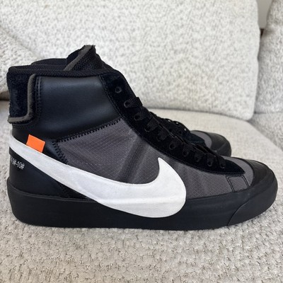 Nike X Off-White Blazer Mid Grim Reaper Sz 9 & 8 Mix Matching pairs AA3832-001
