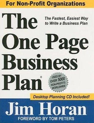 The One Page Business Plan for Non-Profit Organizations - Paperback - GOOD
