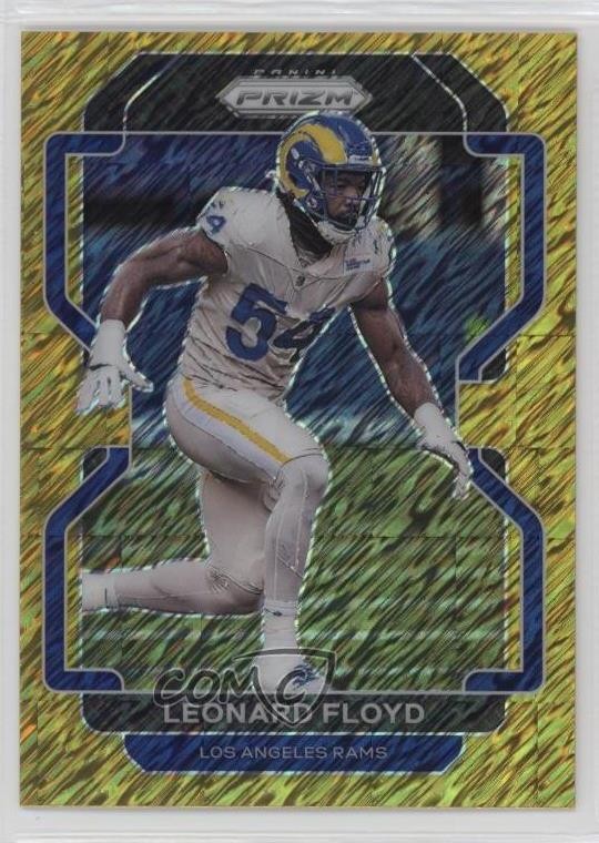 2021 Panini Prizm Gold Shimmer Prizm 1/10 Leonard Floyd #70 0xh3