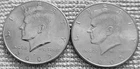 2- 2005 Kennedy half dollar coins 1P &1D
