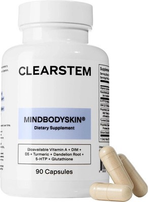 CLEARSTEM Hormonal Acne Supplement   DIM + 5-HTP   90 Capsules