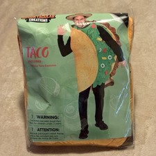 NEW Spooktacular Creations Men s Adult Large Taco Halloween Costume