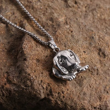 Dachshund Weenie Dog Pendant Necklace Fashion Jewelry Dog Lover Gift Silver Ton