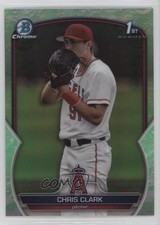 2023 Bowman Draft Chrome Lunar Glow Refractor Chris Clark #BDC-31 12fl