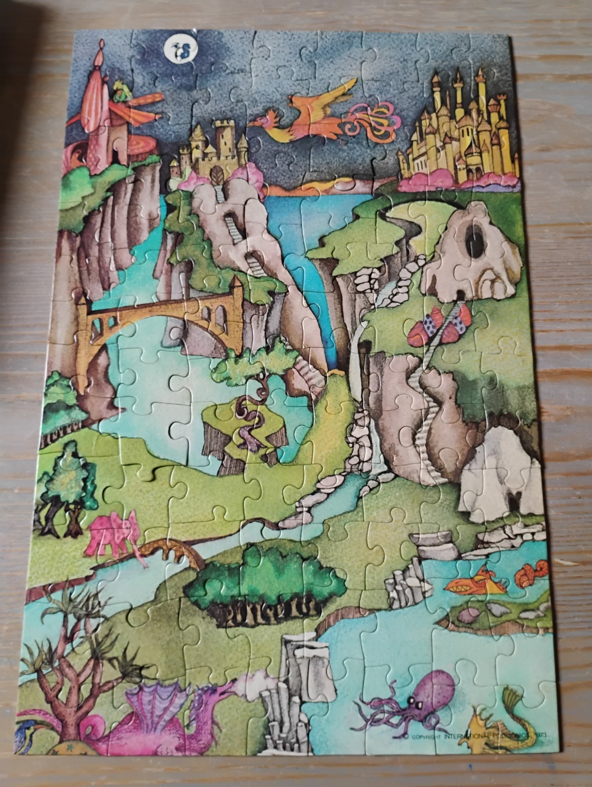 Vintage Dreamland Joyce Culkin The Underground JigSaw Puzzle 1973 International 