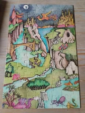 Vintage Dreamland Joyce Culkin The Underground JigSaw Puzzle 1973 International 