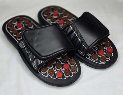 Health Massager Slippers Sandal Reflexology Acupressure Foot Massager Nwot