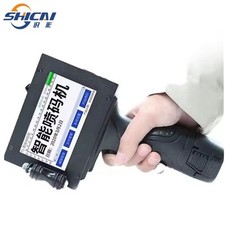 Handheld inkjet printer prints text, batch number, barcode, QR code, image, LOGO