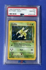 1999 Pokémon Jungle Scyther Holo #10 PSA 10 GEM MT on eBay