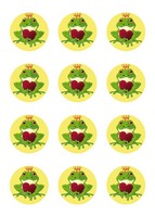 Muffinaufleger Muffins Amerikaner Kindergeburtstag Tiere Frosch FR01