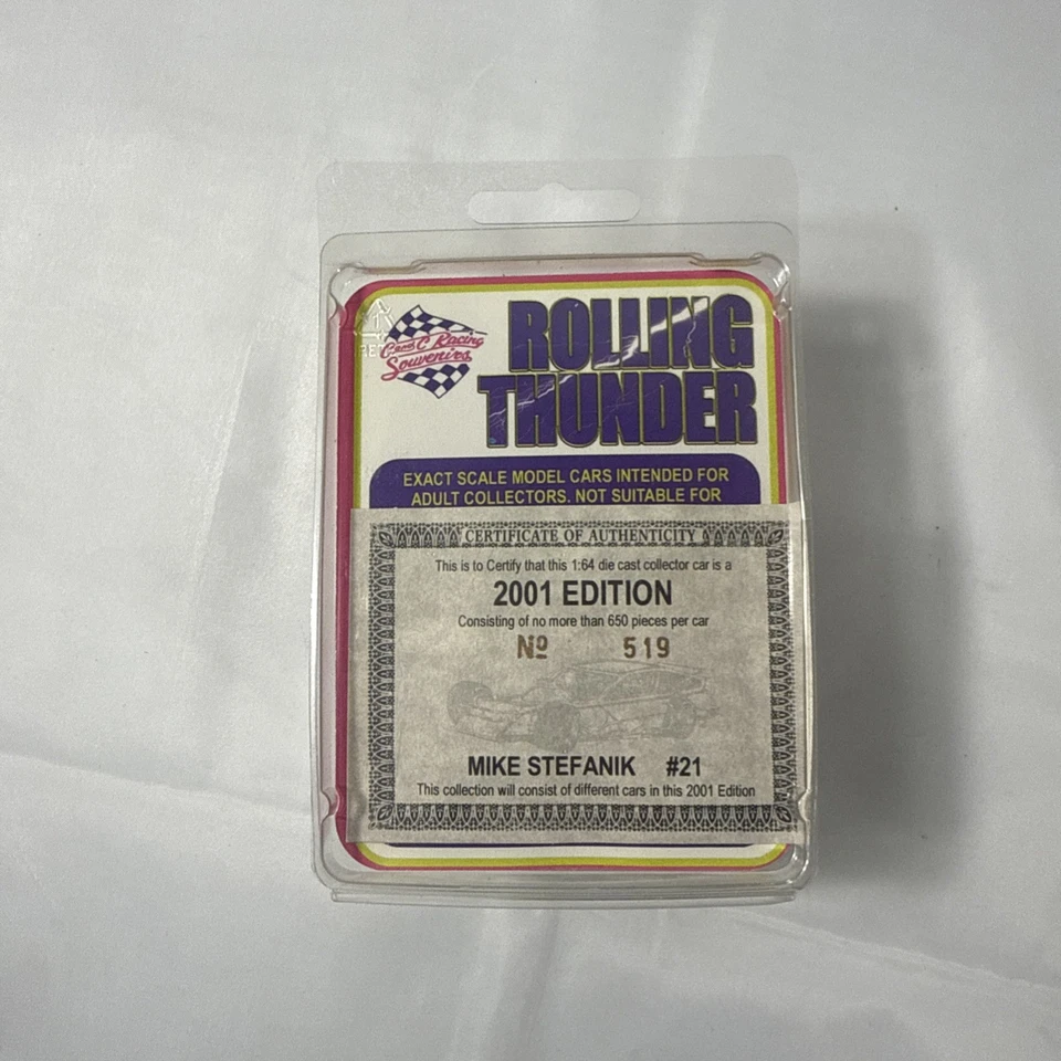Mike Stefanik #21 modificado 1:64 fundido a presión uno de 650 con certificado de autenticidad Foto 3 de 4