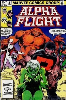Alpha Flight #2 - Marvel Comics - 1982