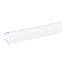 Shelf Clip Label Holder 0.875" x 6" Clear Plastic, for .75" Thick Shelves, ...
