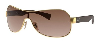 Ray Ban RB3471 - 001/13 Sonnenbrille Arista Gold / Brown Gradient
