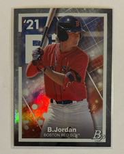 Blaze Jordan 2021 Bowman Platinum Precious Elements Prospect card #PE-3