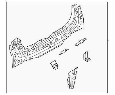 Genuine Mazda Rear Body Panel DGY4-70-75Z