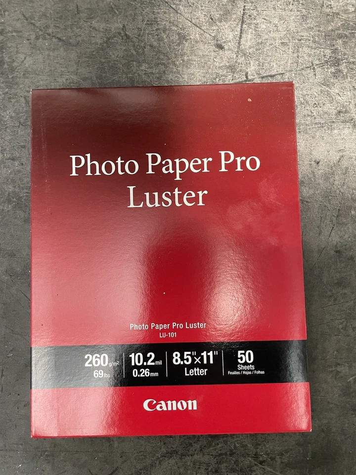 Lot Of 3 - Canon Pro Paper Sampler Pack, Luster, Premium Matte, 8.5x11 20 Sheets - Image 4 of 4