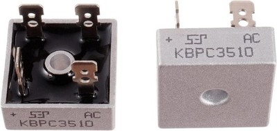 KBPC3510 35 Amp 1000 Volt Bridge Rectifier Diode, Full Wav Size: KBPC3510-2PCS