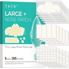 Hydrocolloid Nose Patches, XL Nose Pore Strips 91 x 48 mm, Large Hydrocolloid...