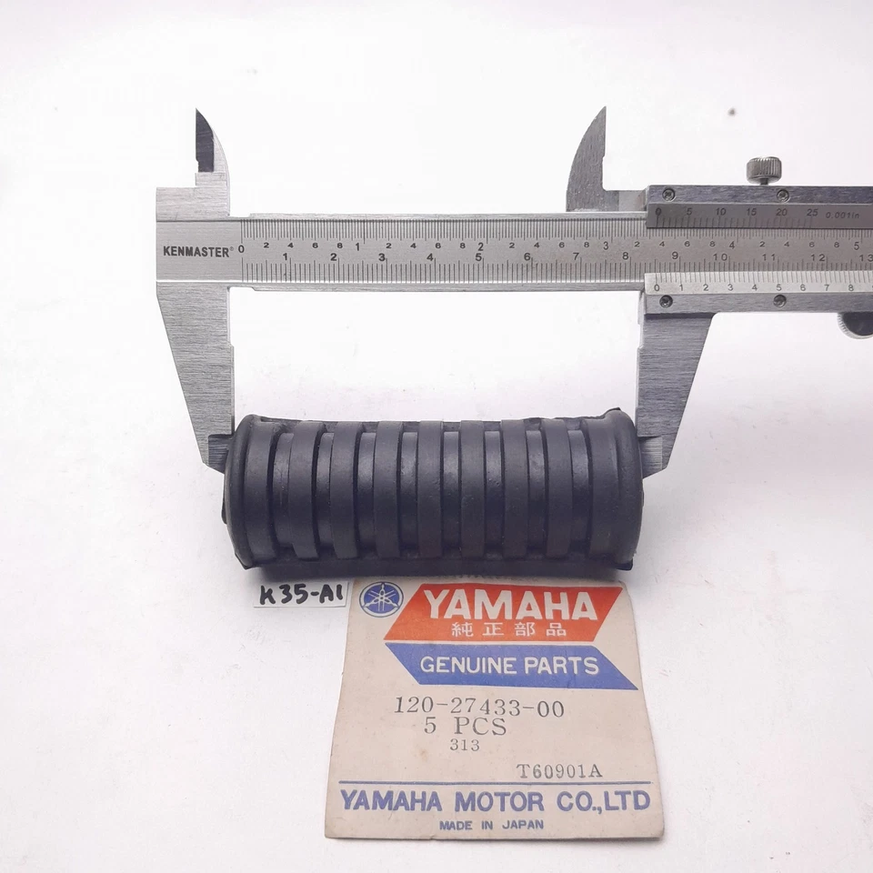 1 pieza reposapiés trasero goma Yamaha DT250 RD400 RS100 XS360 XT500 YL2 120-27433-00 Foto 4 de 4