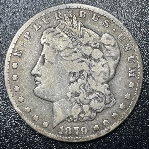 1879-CC Morgan Silver Dollar $1 VF Very Fine Key Date Rare Carson City