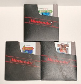 Castlevania 1 2 3 Original Trilogy Nintendo NES + Dust Covers Clean, Tested Lot