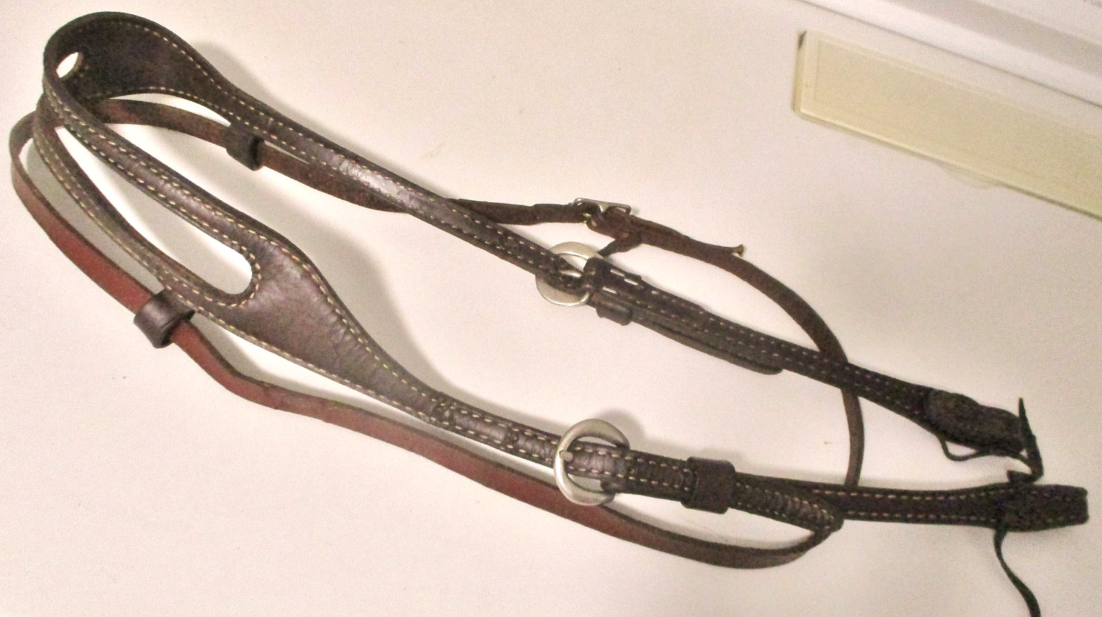 Western Cowboy TACK LOT -2 Shaped Ear bridles -PLUS Steel Cable noseband tiedown