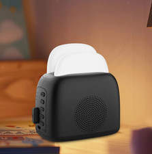 Bread Machine Design Sleeping Machine Cute White Noise Sleep Aid Tool Black